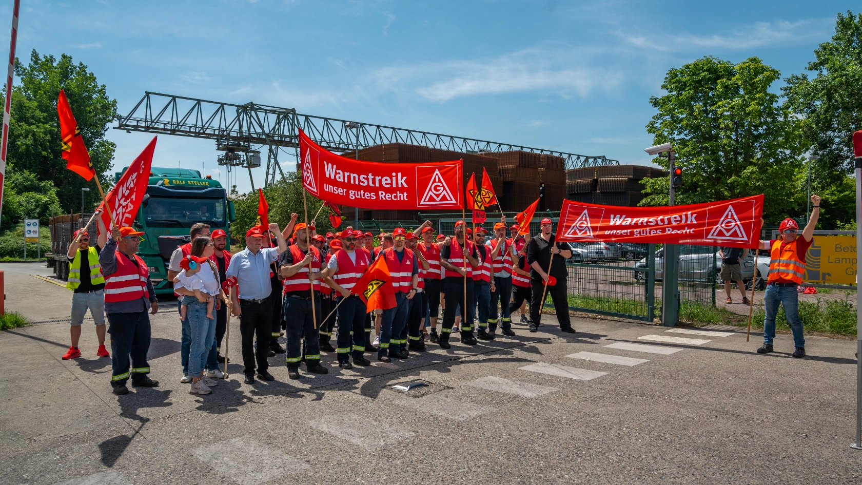 Warnstreik Betonstahl 23.06.2026