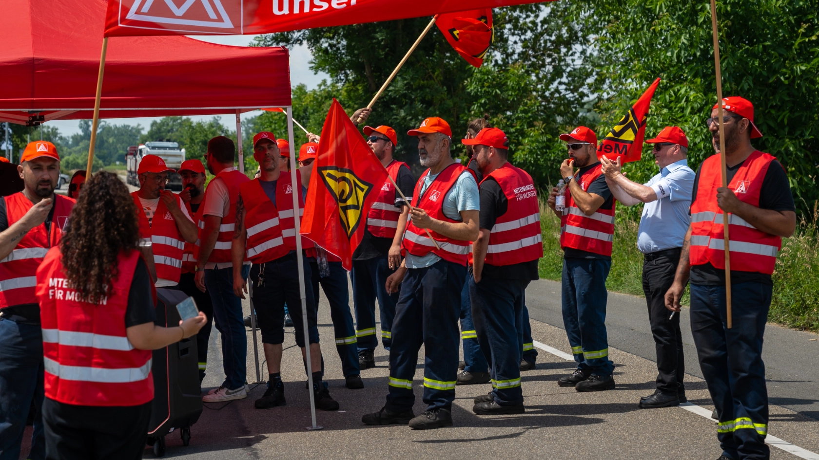 Warnstreik Betonstahl 23.06.2026
