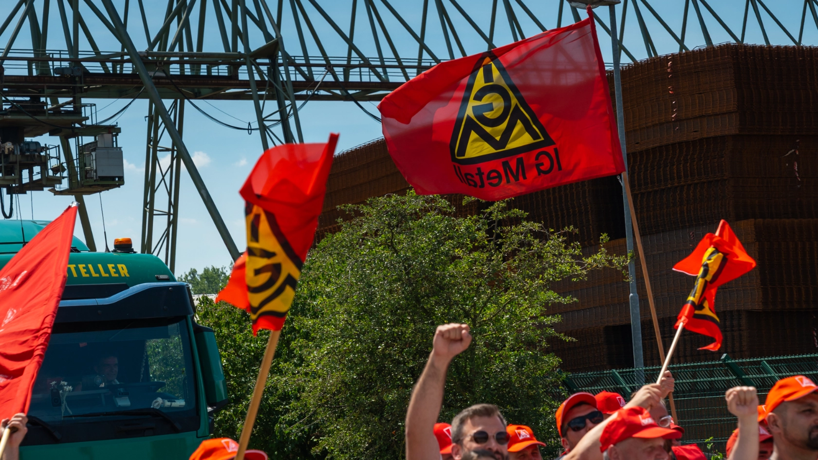 Warnstreik Betonstahl 23.06.2026