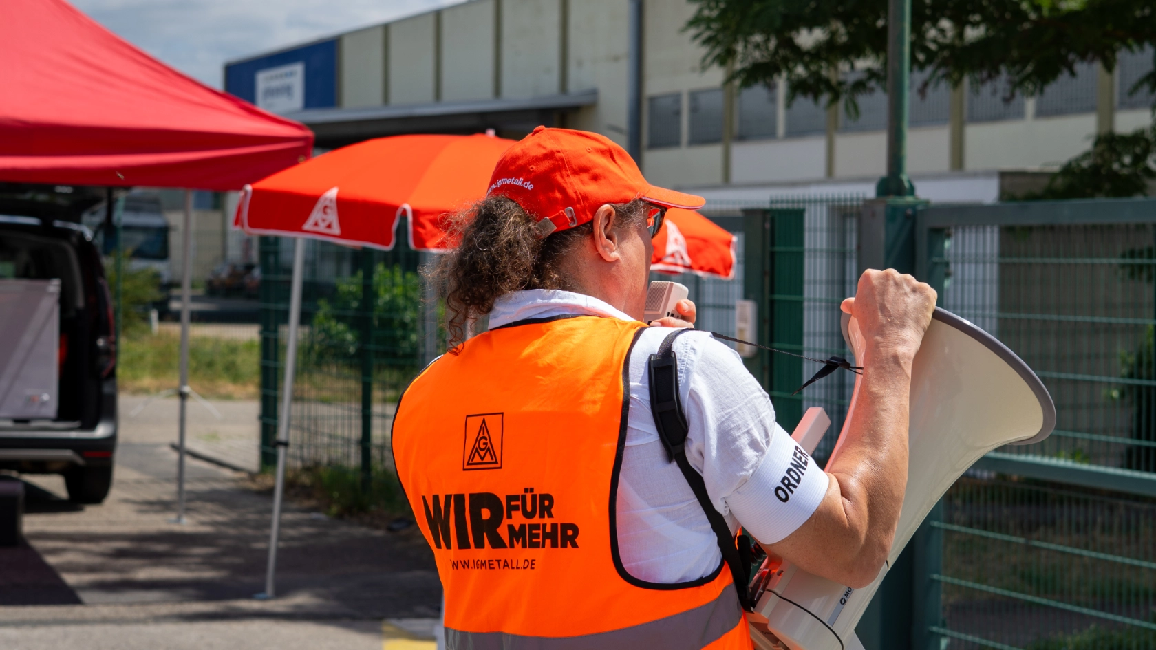 Warnstreik Betonstahl Lampertheim 09.07.2026