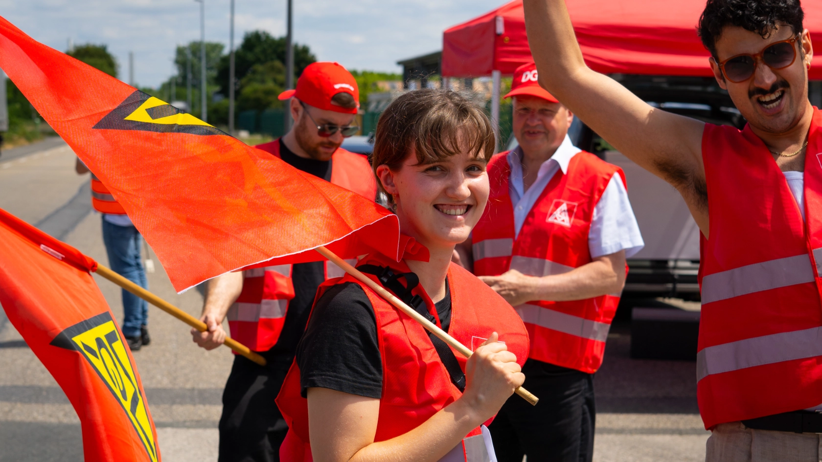 Warnstreik Betonstahl Lampertheim 09.07.2026