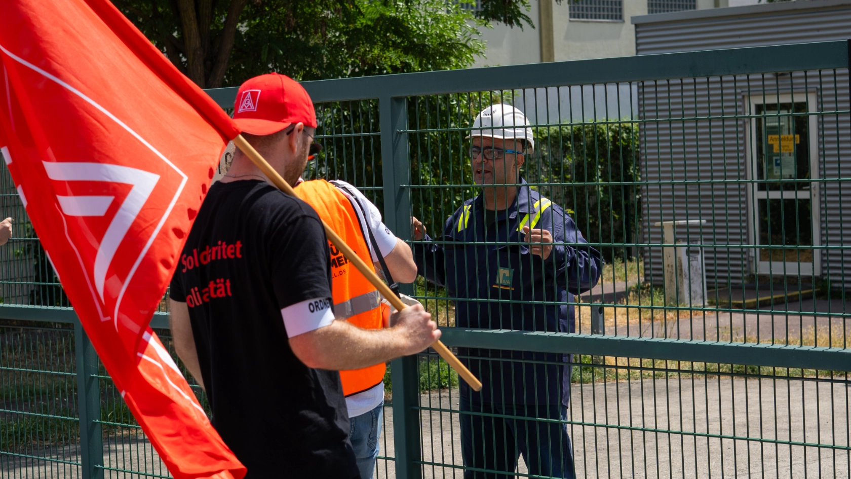 Warnstreik Betonstahl Lampertheim 09.07.2026