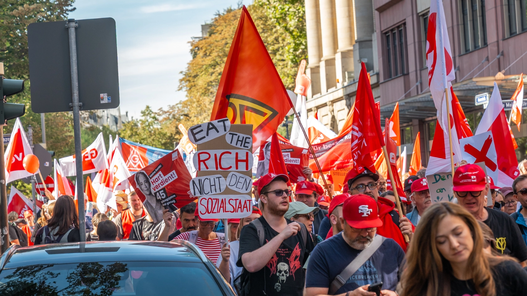 Aktionstag Sozialstaat in Frankfurt