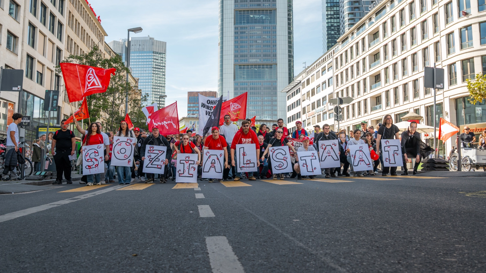 Aktionstag Sozialstaat in Frankfurt