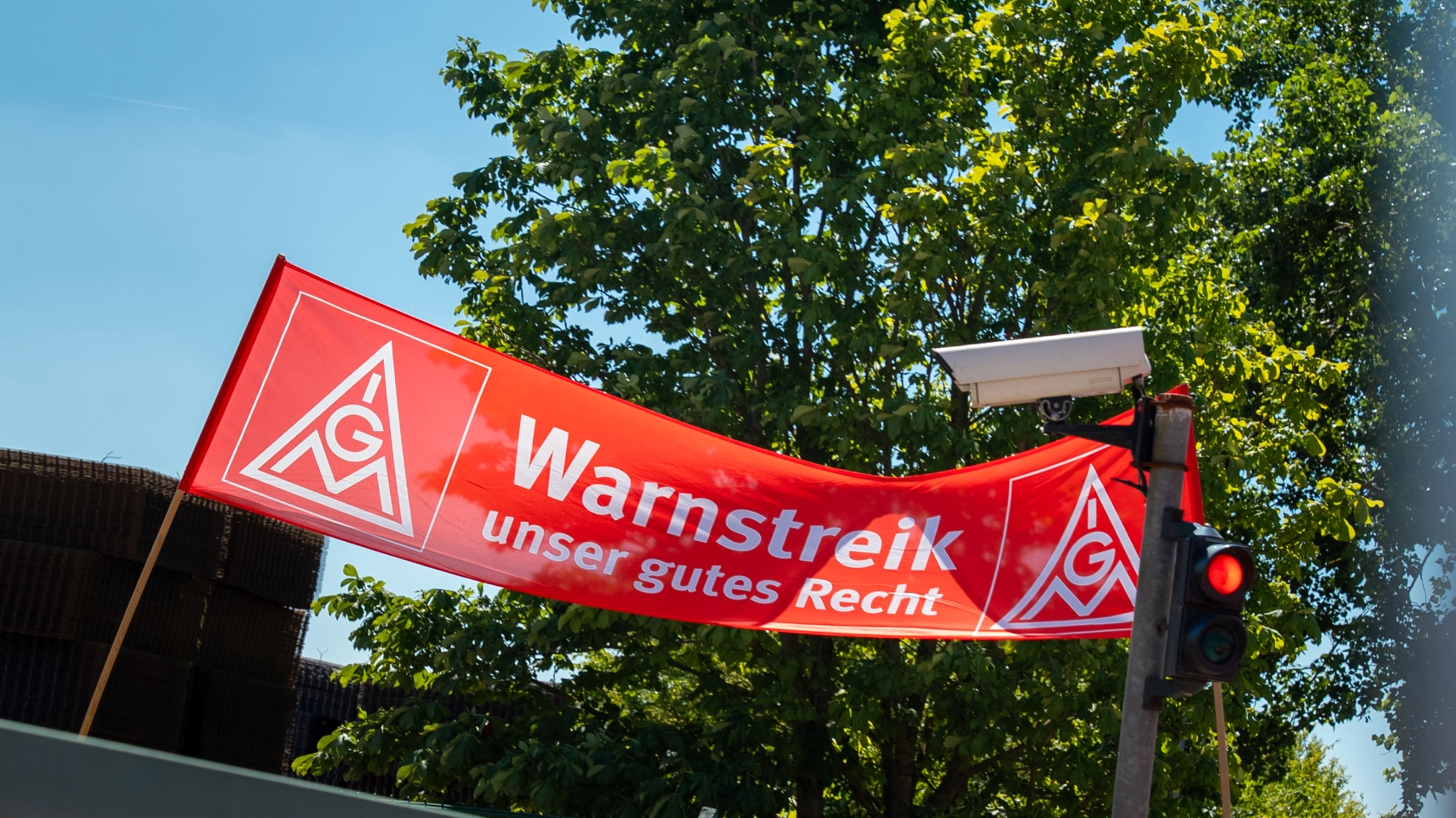 Warnstreik Betonstahl Lampertheim 09.07.2026