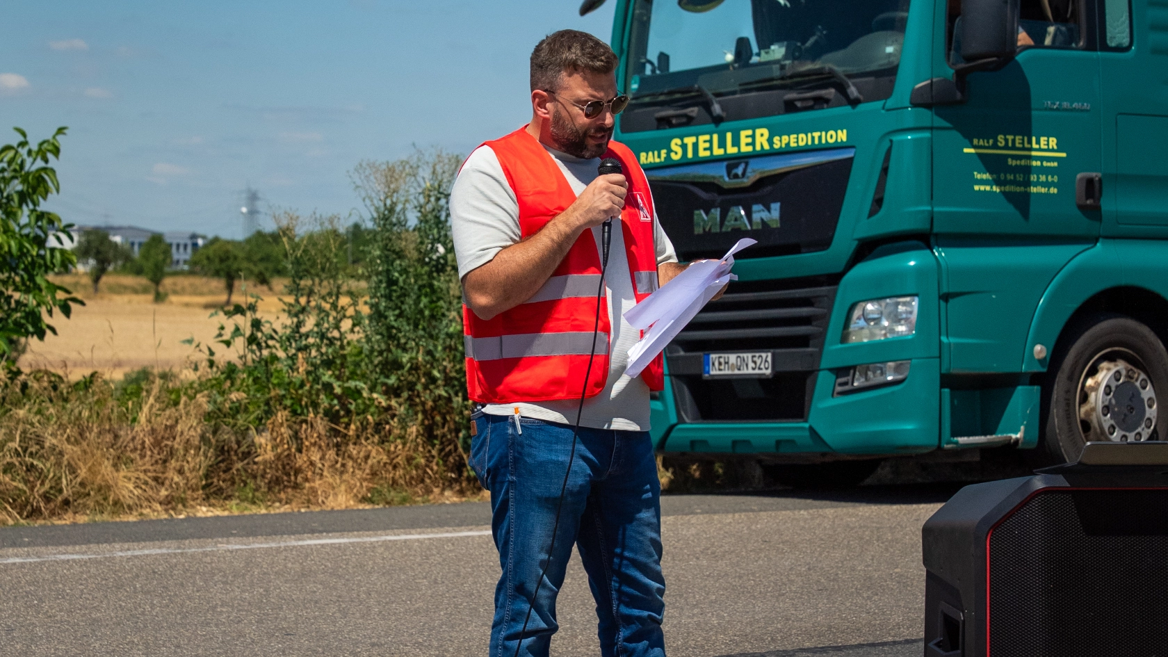 Warnstreik Betonstahl Lampertheim 09.07.2026