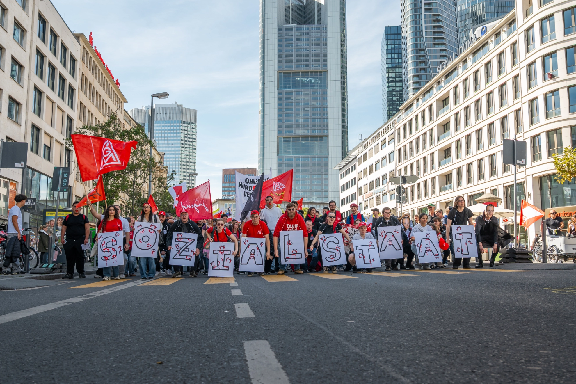 Aktionstag Sozialstaat in Frankfurt
