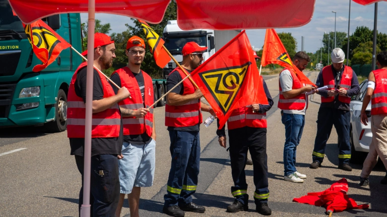 Warnstreik Betonstahl Lampertheim 09.07.2026