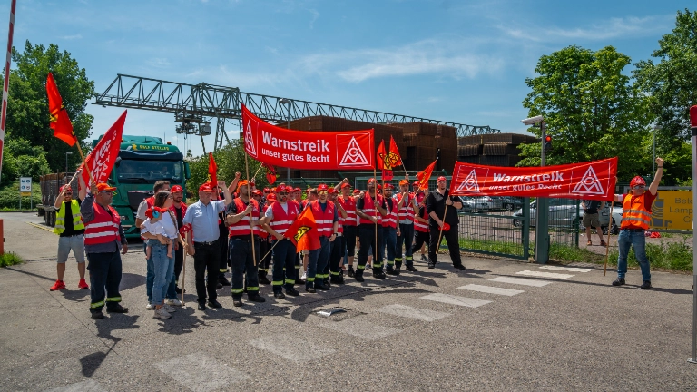 Warnstreik Betonstahl 23.06.2026