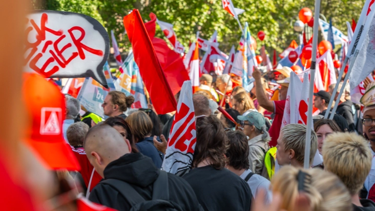Aktionstag Sozialstaat in Frankfurt
