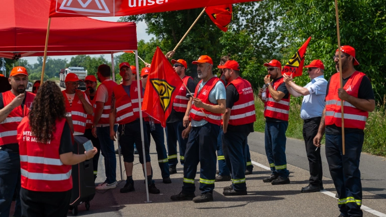 Warnstreik Betonstahl 23.06.2026