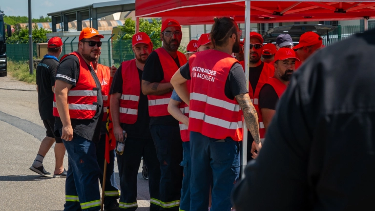 Warnstreik Betonstahl 23.06.2026