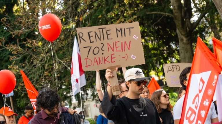 Aktionstag Sozialstaat in Frankfurt