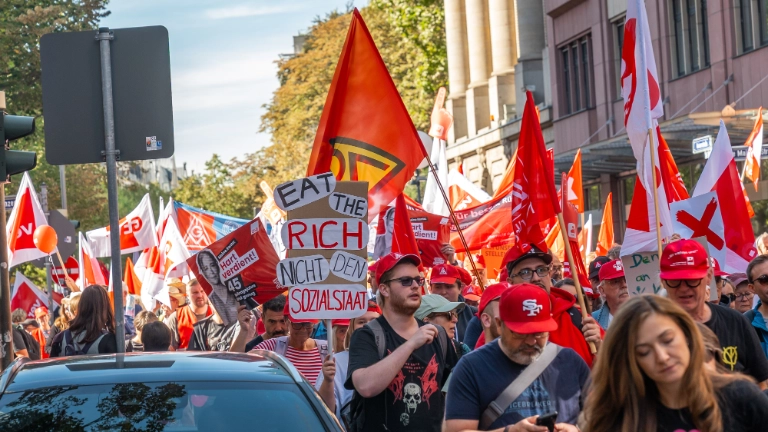 Aktionstag Sozialstaat in Frankfurt