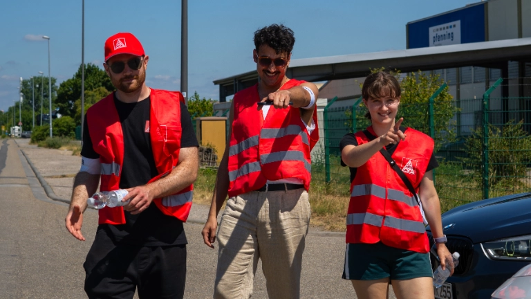 Warnstreik Betonstahl Lampertheim 09.07.2026