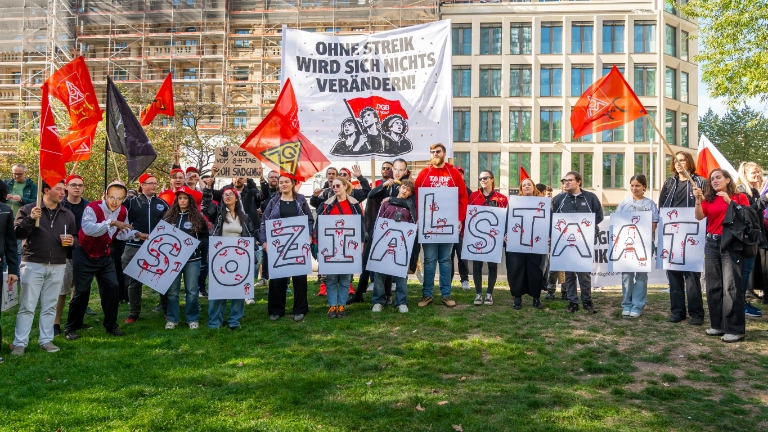 Aktionstag Sozialstaat in Frankfurt