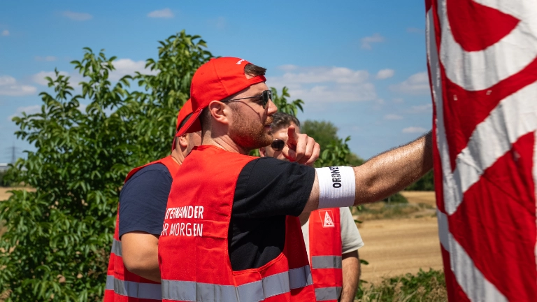 Warnstreik Betonstahl Lampertheim 09.07.2026