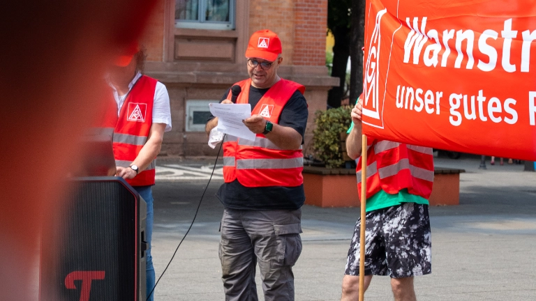 Warnstreik Betonstahl - 15.07.2026